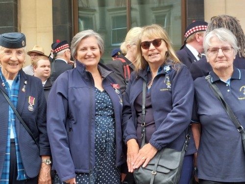 Women Veterans at Edinburgh Armed Forces Day